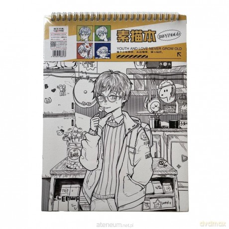 Kołoszkicownik A4/50K Manga