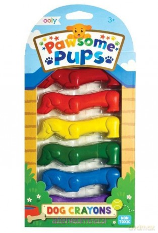 Kredki pieski Pawsome Pups 6szt