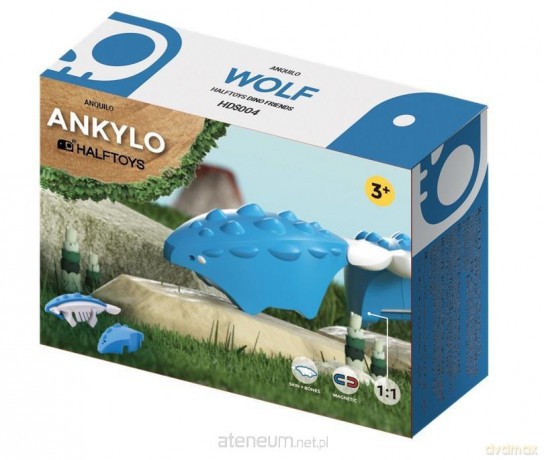 Magnetyczny składana Ankylozaur [KLOCKI]