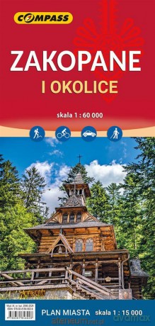 Mapa - Zakopane i okolice 1:60 000
