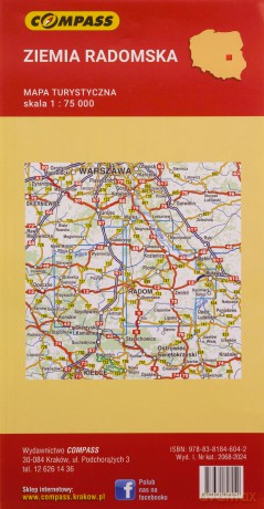 Mapa - Ziemia Radomska 1:75 000