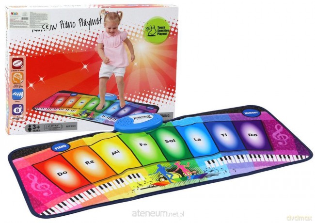 Mata taneczna tęczowa Pianinko