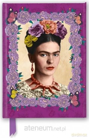 Notatnik A5 linia Frida Kahlo Fioletowa