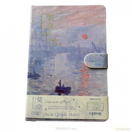 Notes z zapięciem B6/128K Monet wschód słońca