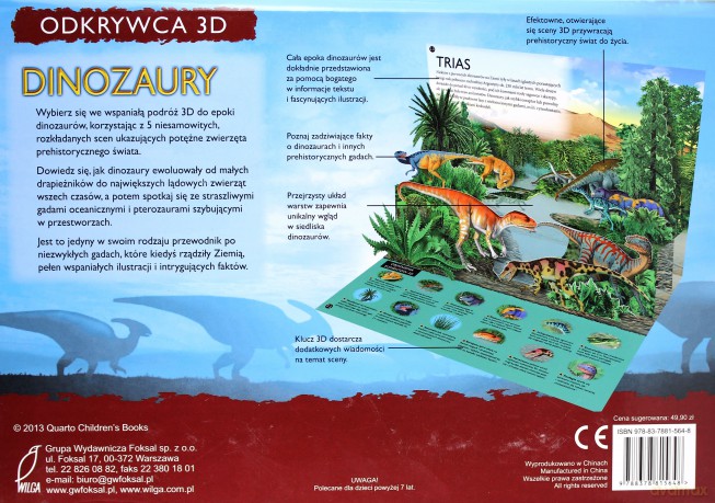 Odkrywca 3D. Dinozaury [KSIĄŻKA]