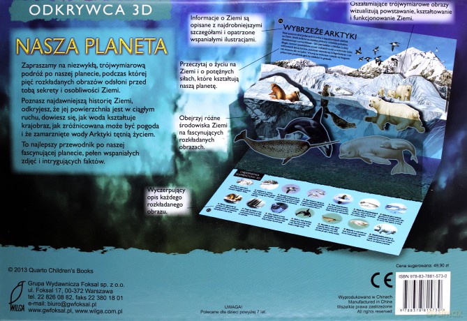 Odkrywca 3D. Nasza planeta [KSIĄŻKA]