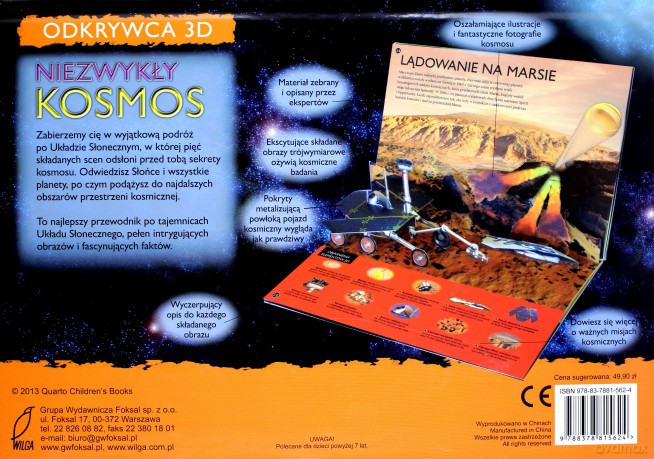 Odkrywca 3D. Niezwykły kosmos [KSIĄŻKA]