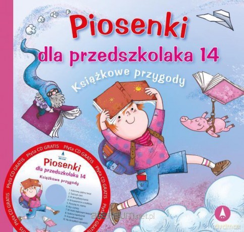 Piosenki dla przedszkolaka 14. Książkowe przygody - Ewa Stadtmller, Kompozytor Jerzy Zając [KSIĄŻKA]