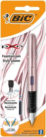 Pióro X-Pen Chrome Pink FP niebieski