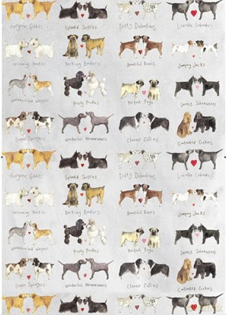 Ręcznik kuchenny TT04 Urocze pary psów