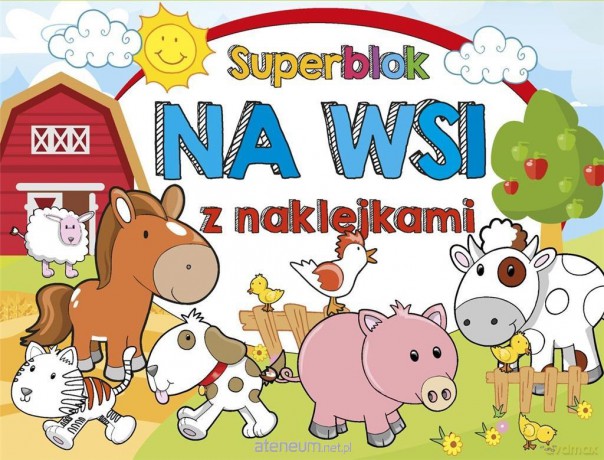 Superblok z naklejkami Na wsi [KSIĄŻKA]
