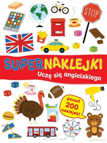 Supernaklejki: Uczę się angielskiego [KSIĄŻKA]