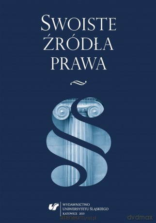 Swoiste źródła prawa - Bogdan Dolnicki [KSIĄŻKA]