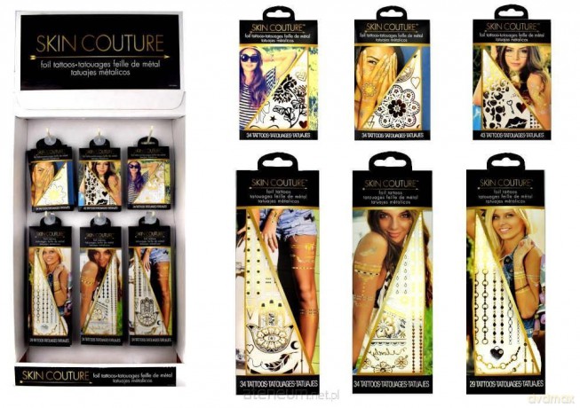 Tatuaże wakacyjne Skin Couture (36szt)