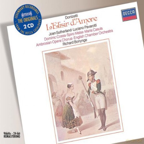 Pavarotti,Surherland,Bonynge: Donizetti:L'elisir D'amore [2CD]