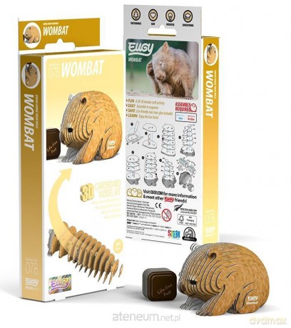 Wombat Eugy. Eko Układanka 3D