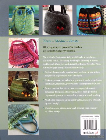 Torebki z filcu - Najmodniejsze Wzory - Beattie Bev [KSIĄŻKA]