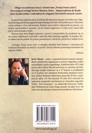 Twoja twarz jutro. Trucizna, cień i pożegnanie - Marías Javier [KSIĄŻKA]