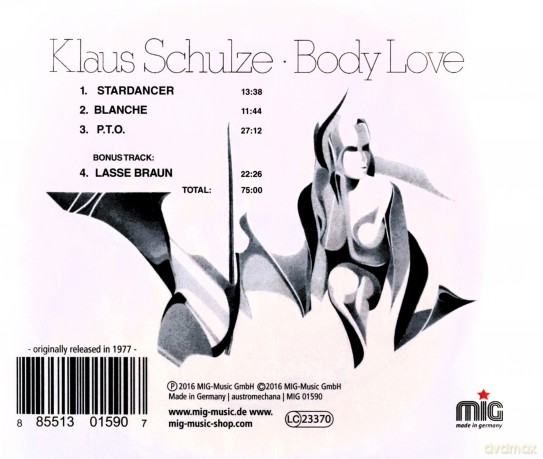 Klaus Schulze: Body Love [CD]