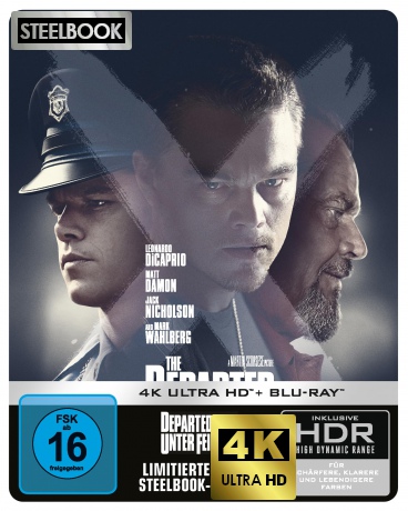 The Departed (Infiltracja) (steelbook) [Blu-Ray 4K]+[Blu-Ray]