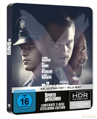 The Departed (Infiltracja) (steelbook) [Blu-Ray 4K]+[Blu-Ray]