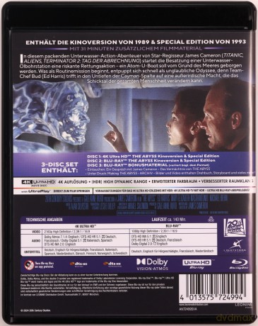 The Abyss (Otchłań) [Blu-Ray 4K]+[Blu-Ray]