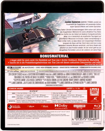 True Lies (Prawdziwe kłamstwa) [Blu-Ray 4K]+[Blu-Ray]