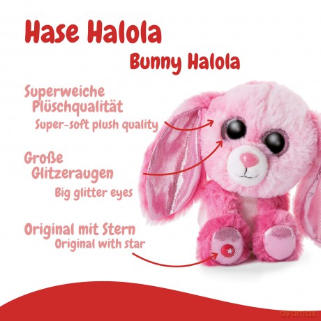 NICI Glubschis Schlenker Hase Halola 15cm