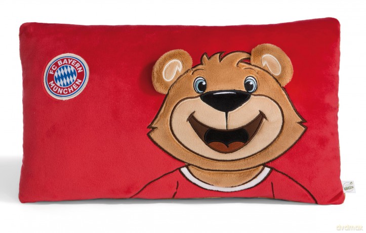NICI Poduszka FC BAYERN MÜNCHEN Miś Berni 43x25cm
