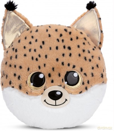 NICI Kissen GLUBSCHIS Luchs Lenzo 32x32cm figürlich