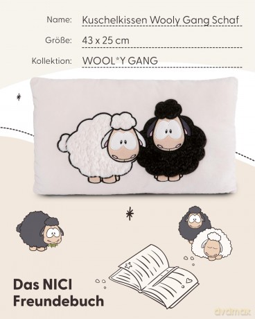 NICI Poduszka Owczy Gang 43x25cm