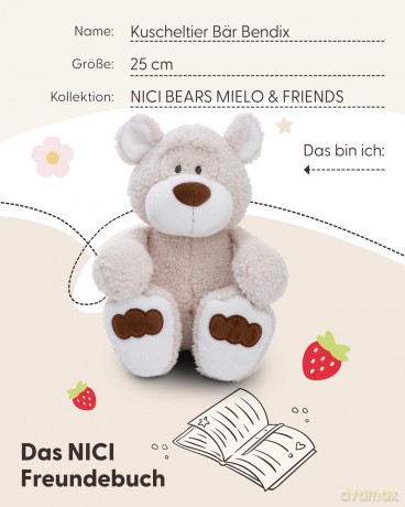 NICI Przytulanka Miś Bendix 25cm