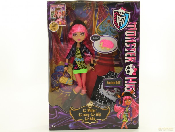 MATTEL MONSTER HIGH 13 Życzeń  BBK02 WB6 (wybór losowy) [ZABAWKA]
