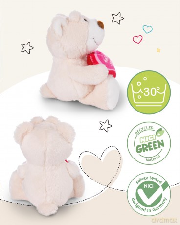 NICI Przytulanka Miś kremowy HAB DICH LIEB 15cm
