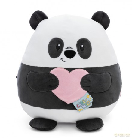 NICI Poduszka Chill-NICI Panda z sercem 30cm
