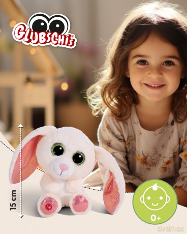 NICI Kuscheltier GLUBSCHIS Hase Chibbia 15cm schlenkernd