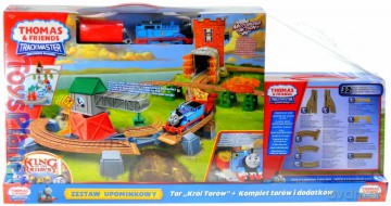 MATTEL FISHER PRICE Tomek i przyjaciele KRÓL TORÓW Y3418+ TORY CCH42 WB2 [ZABAWKA]