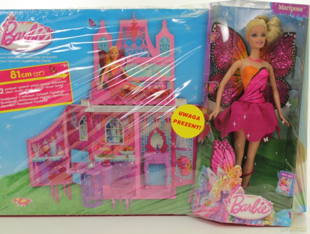 MATTEL BARBIE BAJECZNY DOMEK BARBIE+MARIPOSA CCJ40 WB2 [ZABAWKA]