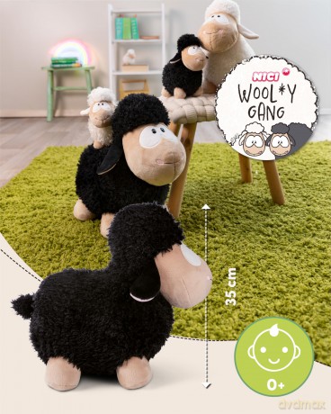 NICI Przytulanka Owca czarna 35cm