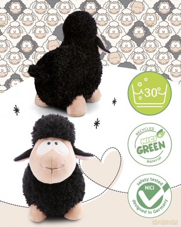 NICI Przytulanka Owca czarna 45cm