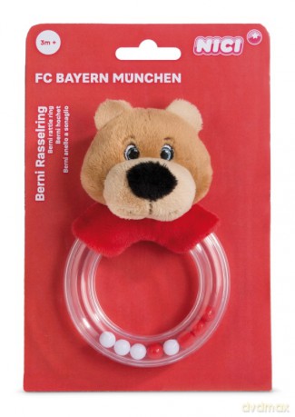 NICI Grzechotka FC BAYERN MÜNCHEN Miś Berni 12cm