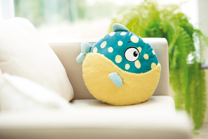 NICI Przytulanka Poduszka Podróżna Rozdymka Volker 28cm