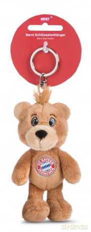NICI wieszak/brelok na klucze FC BAYERN MÜNCHEN Miś Berni 10cm