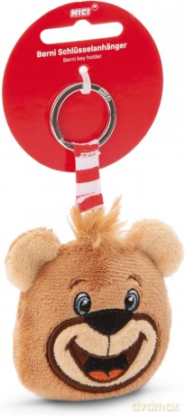 NICI wieszak/brelok na klucze FC BAYERN MÜNCHEN Miś Berni 7cm