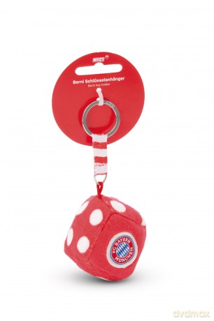 NICI wieszak/brelok na klucze FC BAYERN MÜNCHEN Kostka do gry 4x4cm