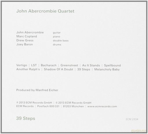 Abercrombie John Quartet: 39 Steps [CD]