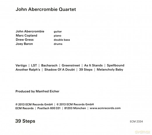 Abercrombie John Quartet: 39 Steps [CD]