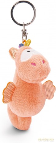 NICI wieszak/brelok na kluicze Konik Morski Laguna Rainbow pomarańczowy 9cm