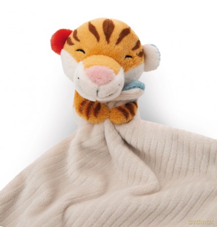 NICI Przytulanka pocieszyciel 22x22cm z pluszowym tygryskiem 12cm "Kleiner Liebling"