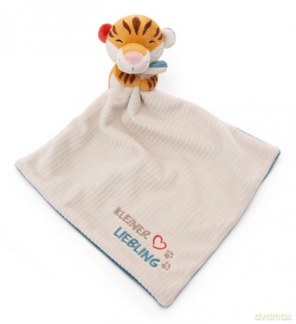 NICI Przytulanka pocieszyciel 22x22cm z pluszowym tygryskiem 12cm "Kleiner Liebling"